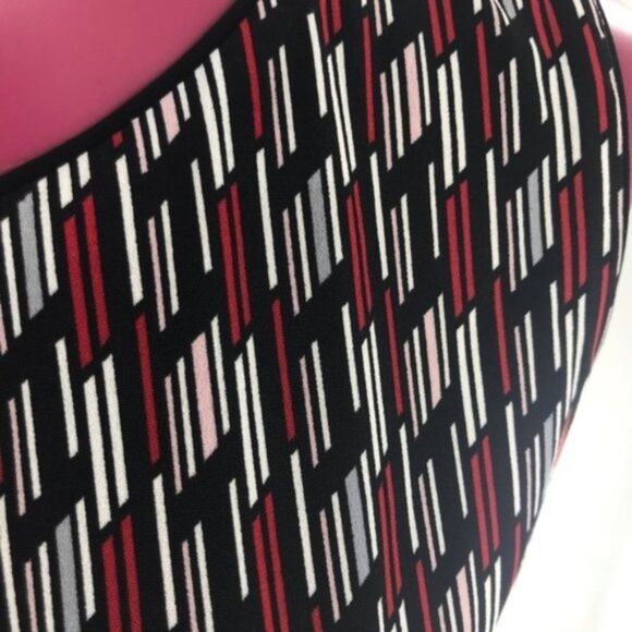 White House Black Market Reversible Blouse sz L - Picture 5 of 7